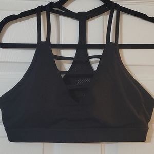 Zyia Black Grid Bra XXL